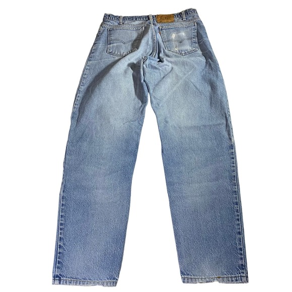 Vintage Levi's 550 Orange Tab Relaxed Fit Straight Jeans Men's 36x34 - Picture 1 of 9